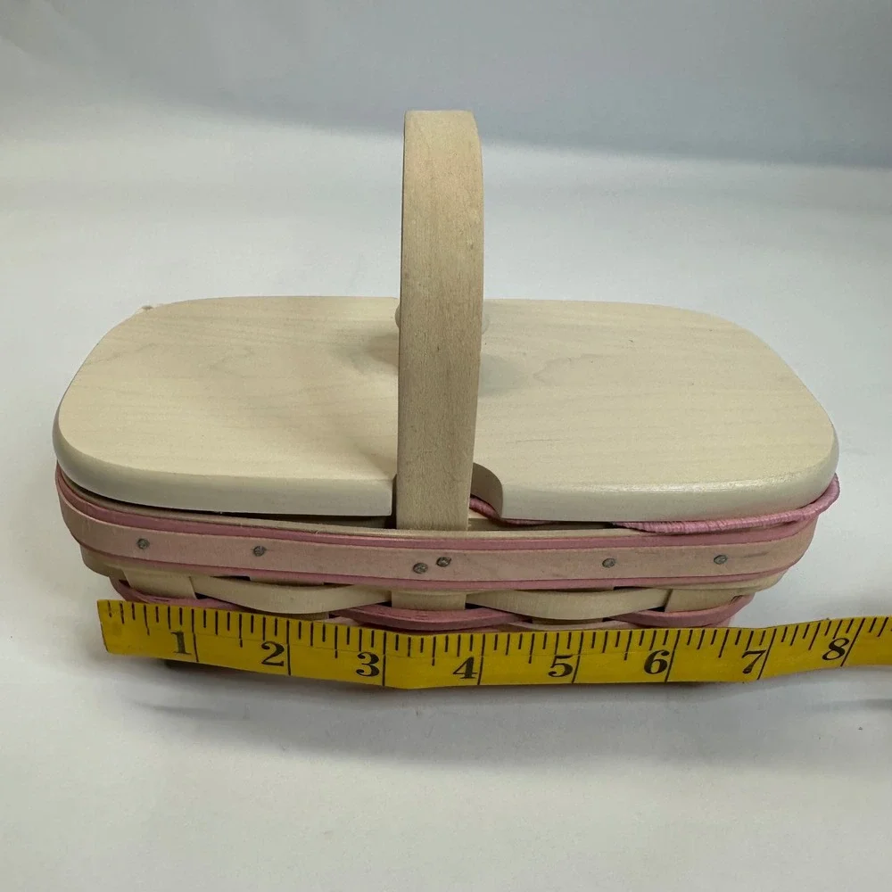 Longaberger 2000 Horizon of Hope Basket Wood Lid Liner Protector American Cancer